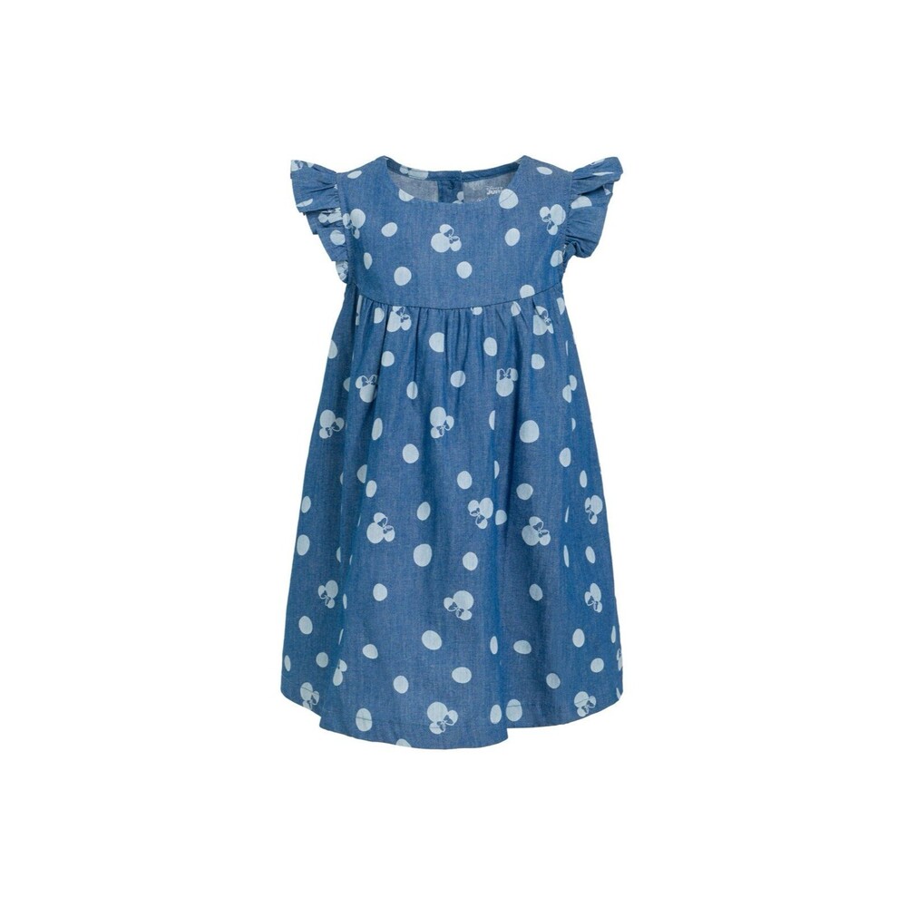 NWOT Minnie Mouse Sleeveless Chambray Cotton Dress 4T
